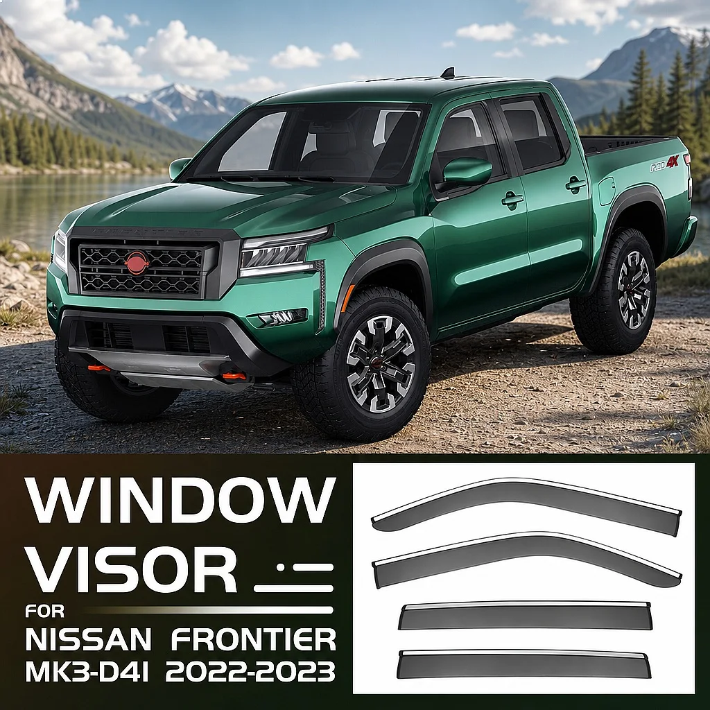For NISSAN Frontier 1998-2024 Car Window Visor Rain Sun Shade Awning Shield Side Deflector Accessories
For NISSAN Frontier 1998-2024 Car Window Visor Rain Sun Shade Awning Shield Side Deflector Accessories