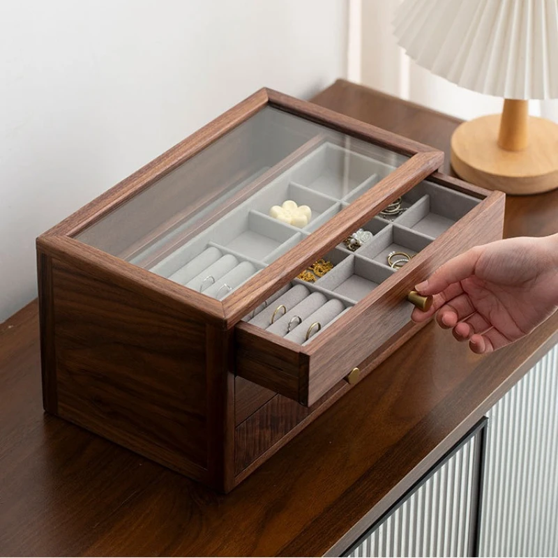 Vintage Jewelry Box Wooden Jewelry Organizer Case Large Ring Necklace Storage Boxes Woman Luxury Bracelet Drawer Storage Cases
Vintage Jewelry Box Wooden Jewelry Organizer Case Large Ring Necklace Storage Boxes Woman Luxury Bracelet Drawer Storage Cases