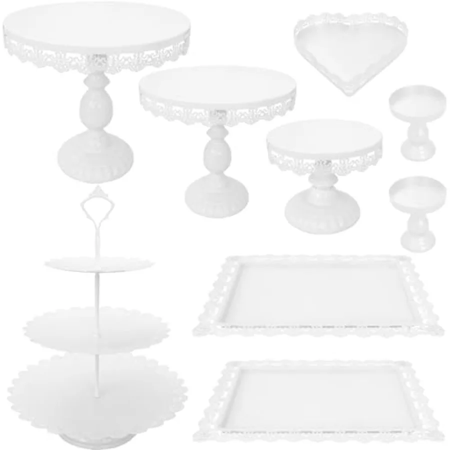 Set of 9 Cake Stands Metal Cupcake Stand Set Multiple Styles Candy Fruit Display Tower Dessert Plate Cake Serving Tray for Birt
Set of 9 Cake Stands Metal Cupcake Stand Set Multiple Styles Candy Fruit Display Tower Dessert Plate Cake Serving Tray for Birt