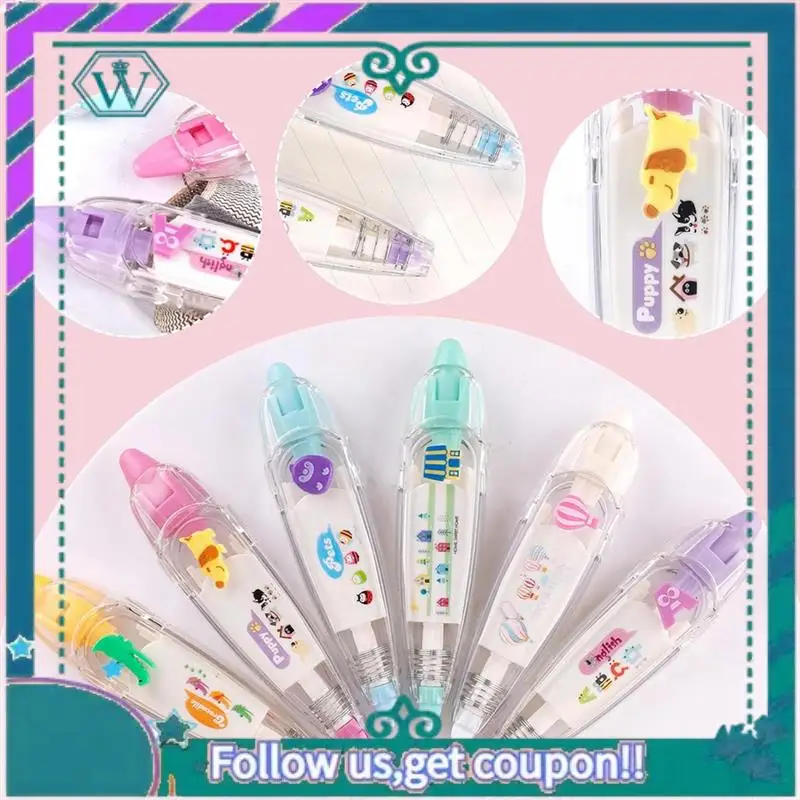 12Pcs Decorative Tape Pen Set Press Type Decorative Pen Set Kit Correction Tape Pen Animal White Out Tape Tape Roller Pen
12Pcs Decorative Tape Pen Set Press Type Decorative Pen Set Kit Correction Tape Pen Animal White Out Tape Tape Roller Pen