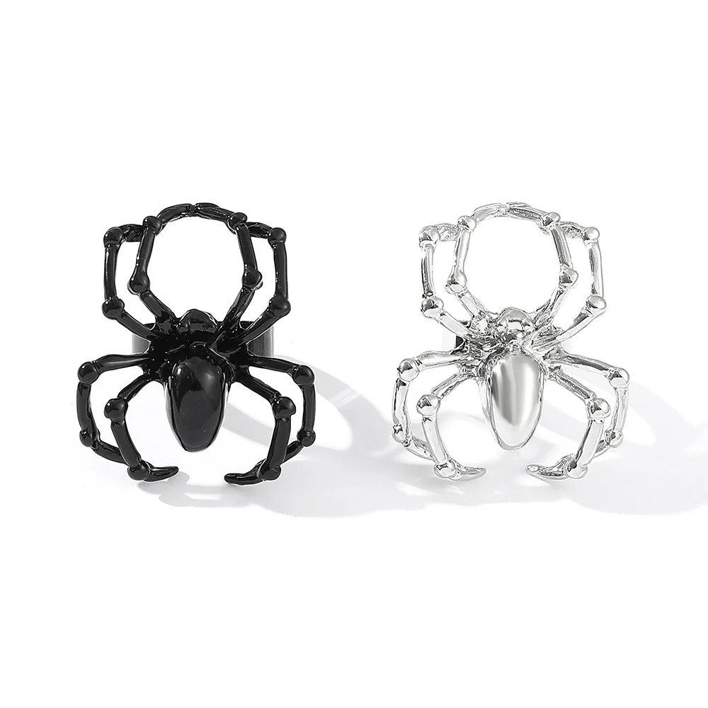 Creative Gothic Black Spider Simulation Animal Spider Finger Rings for Women Men Adjustable Ring Funny Halloween Accessorie Gift
Creative Gothic Black Spider Simulation Animal Spider Finger Rings for Women Men Adjustable Ring Funny Halloween Accessorie Gift