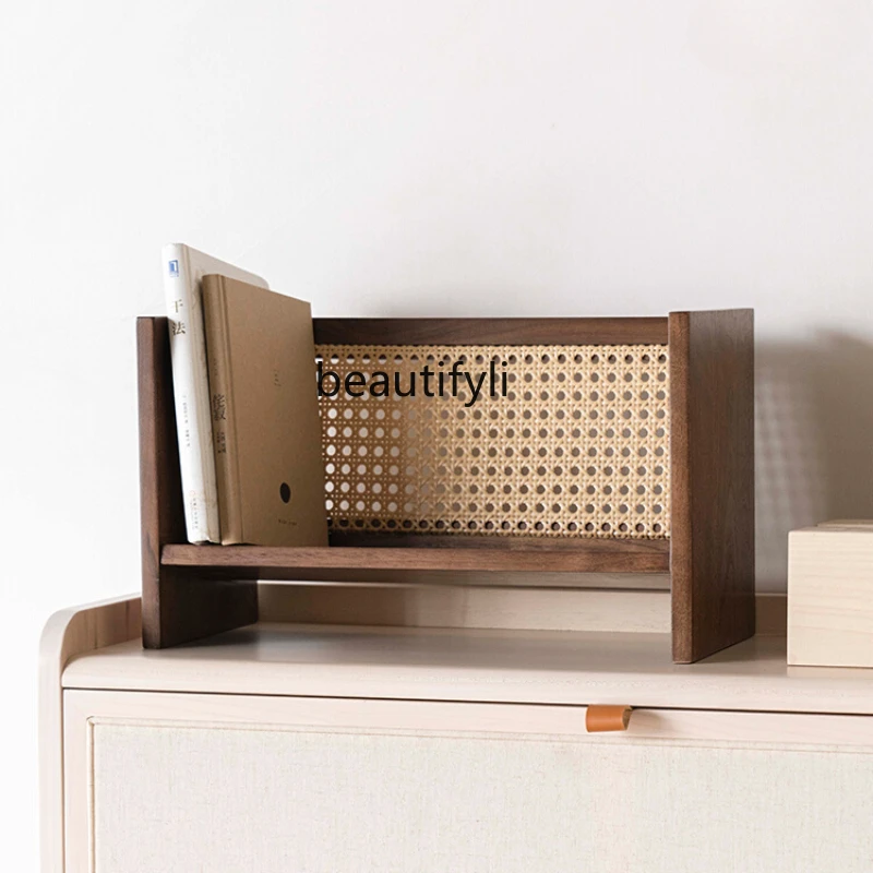 Desktop Bookshelf Desktop Storage Rack Stand Small Shelf Black Walnut Simple Storage Rack
Desktop Bookshelf Desktop Storage Rack Stand Small Shelf Black Walnut Simple Storage Rack