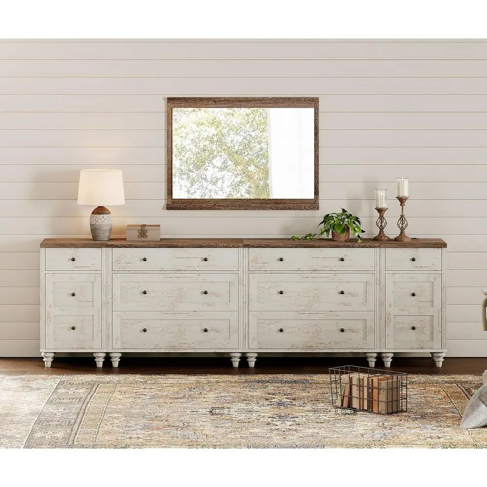 Drer or Bedroom with 8 Ders and 2 Storages, Nightstands with Charging Station or Living Room, Rustic White Kids Drers with Wide
Drer or Bedroom with 8 Ders and 2 Storages, Nightstands with Charging Station or Living Room, Rustic White Kids Drers with Wide