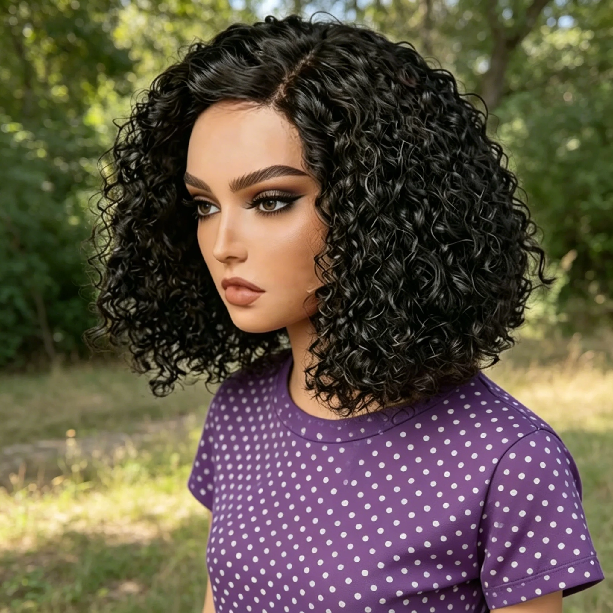 Water Curly Short Bob Human Hair 13x6 HD Lace Frontal 7x5 Glueless Lace Wig Deep Wave Brazilian Hair 250% Natural Hairline Wigs
Water Curly Short Bob Human Hair 13x6 HD Lace Frontal 7x5 Glueless Lace Wig Deep Wave Brazilian Hair 250% Natural Hairline Wigs