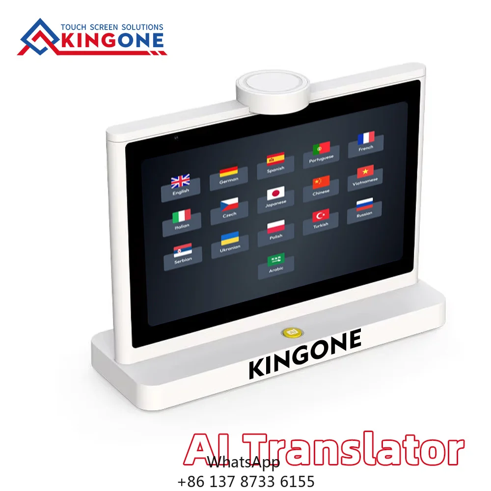Smart AI Dual-screen Translator Device 10 Inch Digital Double Face Screen Support 50 Languages And Supports 4G Wifi
Smart AI Dual-screen Translator Device 10 Inch Digital Double Face Screen Support 50 Languages And Supports 4G Wifi