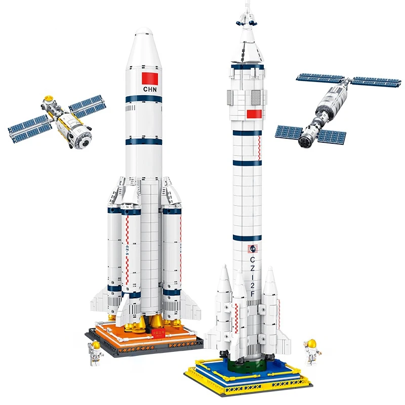 1403PCS CZ-5 Long March 5 MOC Building Blocks DIY Space Rocket Station Model STEM Educational Toy Kids Birthday Christmas Gift
1403PCS CZ-5 Long March 5 MOC Building Blocks DIY Space Rocket Station Model STEM Educational Toy Kids Birthday Christmas Gift