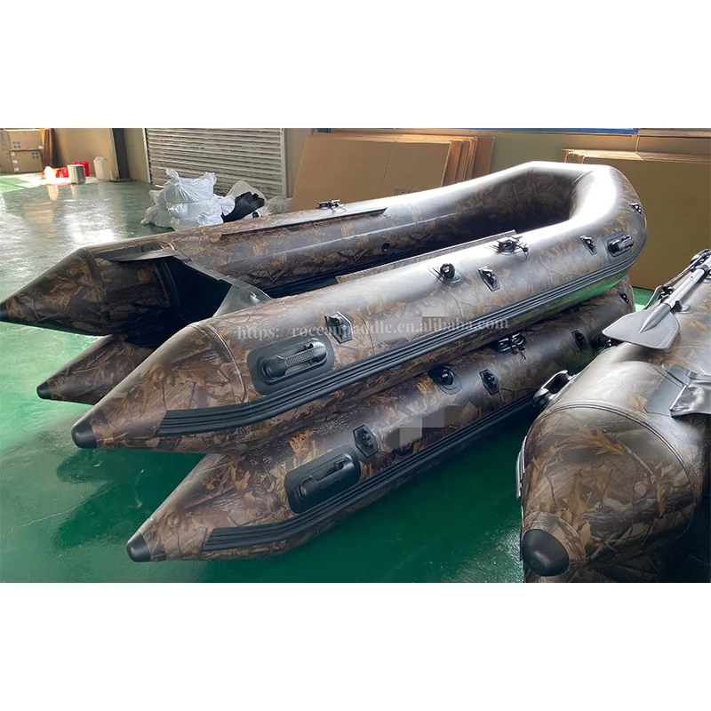 CE Best-selling PVC Tube Camouflage Color Inflatable Boat With Aluminum Floor For Fishing
CE Best-selling PVC Tube Camouflage Color Inflatable Boat With Aluminum Floor For Fishing
