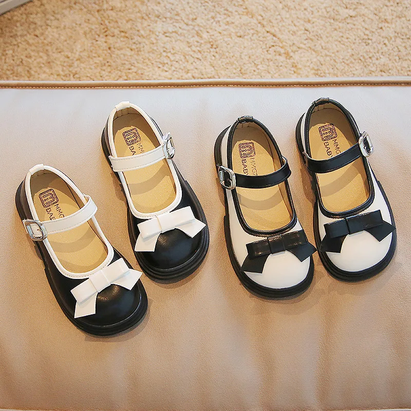 Girls Leather Shoes for Party Wedding Color Matching Simple Non-slip Children Princess Shoes with Bow-knot Kids Performance Shoe
Girls Leather Shoes for Party Wedding Color Matching Simple Non-slip Children Princess Shoes with Bow-knot Kids Performance Shoe