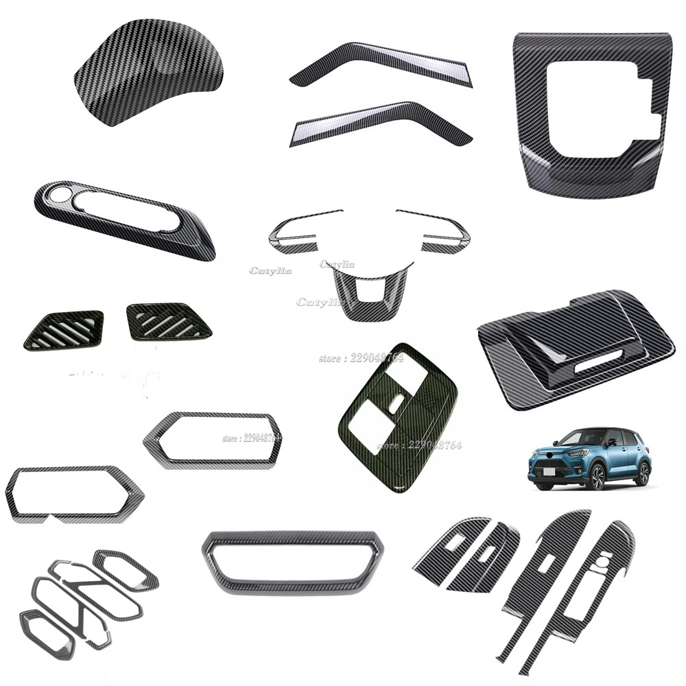 RHD For Toyota Raize A200 2020 2021 2022 Carbon Center Console Gear Armrest Box Panel Cover Trim Window Switch Lift Sticker Trim
RHD For Toyota Raize A200 2020 2021 2022 Carbon Center Console Gear Armrest Box Panel Cover Trim Window Switch Lift Sticker Trim