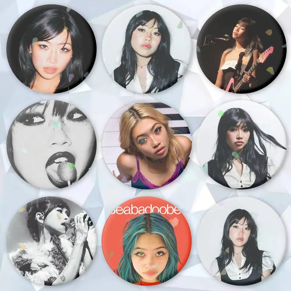 New B-beabadoobee Singer Badges Creative Tinplate Button PinsBrooch Badge Clothes Backpack
New B-beabadoobee Singer Badges Creative Tinplate Button PinsBrooch Badge Clothes Backpack