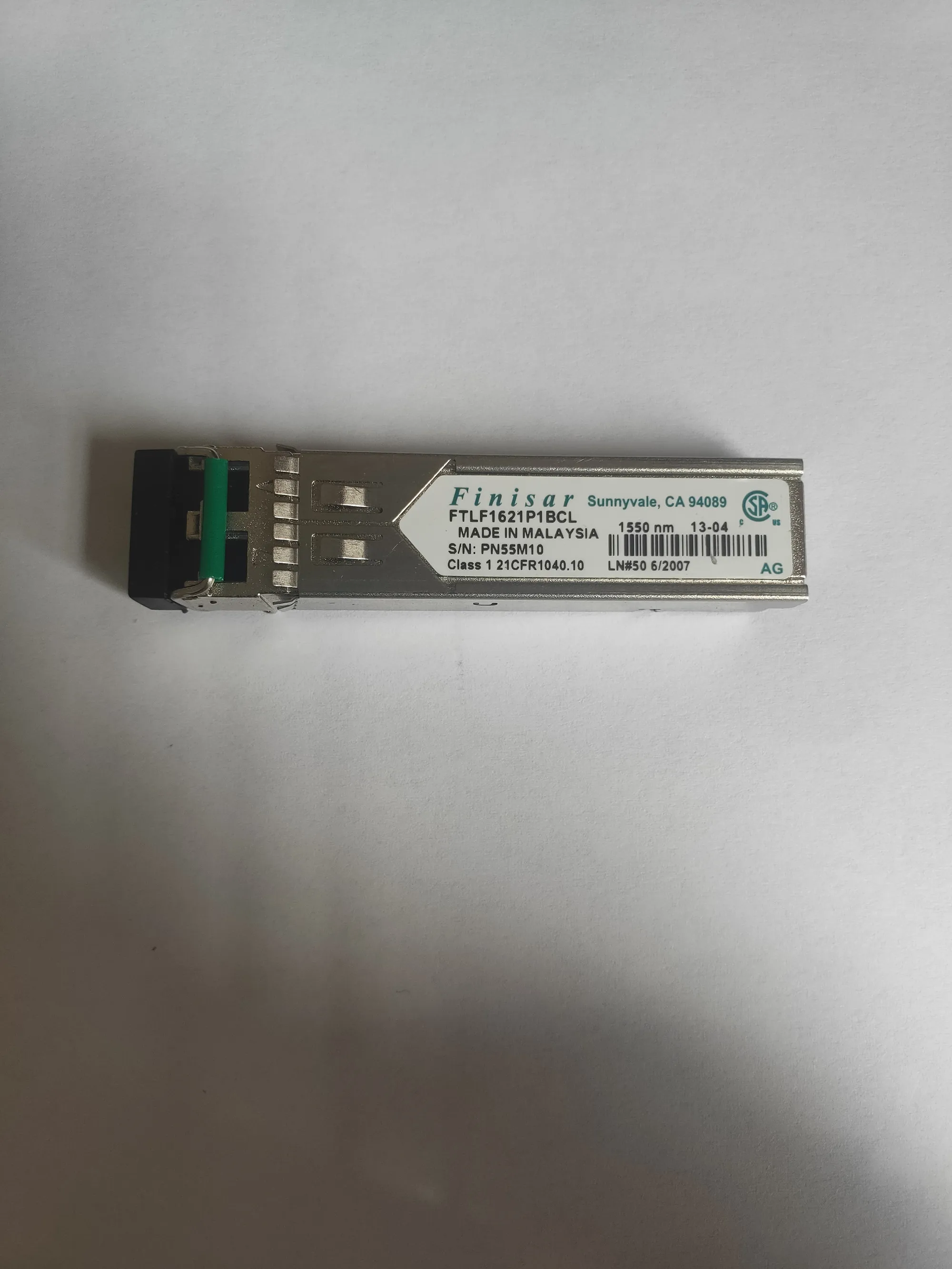 Finisar 100 км 1550 нм 2,67 ГБ оптоволоконный канал FTLF1621P1BCL SFP оптоволоконный переключатель приемопередатчик
Finisar 100 км 1550 нм 2,67 ГБ оптоволоконный канал FTLF1621P1BCL SFP оптоволоконный переключатель приемопередатчик