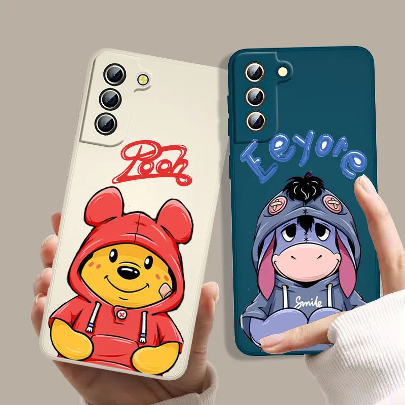 Cute Disney Pooh Bear Phone Case For Galaxy Samsung S22 S21 S20 FE S10 Note 20 Ultra Plus Lite 5G Liquid Rope Funda Back Cover
Cute Disney Pooh Bear Phone Case For Galaxy Samsung S22 S21 S20 FE S10 Note 20 Ultra Plus Lite 5G Liquid Rope Funda Back Cover