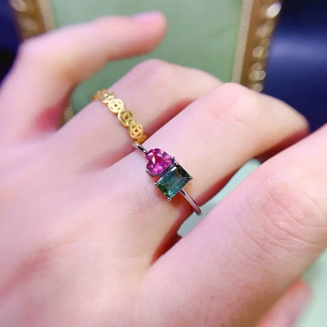 KJJEAXCMY Fine Jewelry Women's Ring Natural Tourmaline S925 Silver with Electroplating Boasting High Clarity Full Brilliance
KJJEAXCMY Fine Jewelry Women's Ring Natural Tourmaline S925 Silver with Electroplating Boasting High Clarity Full Brilliance