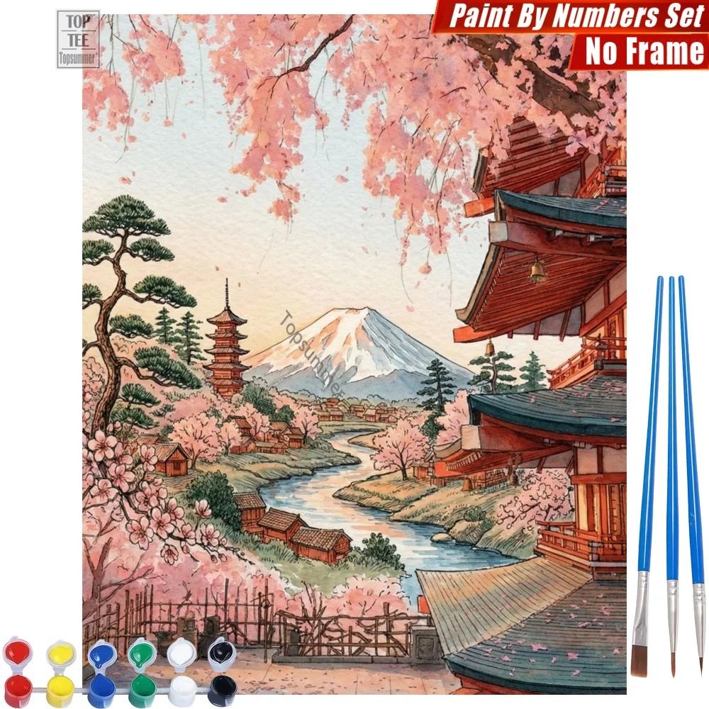 Japanese cherry blossoms Paints By Numbers Kit - Mount Fuji harmonious Wall Art Decor Halloween Gift For Son
Japanese cherry blossoms Paints By Numbers Kit - Mount Fuji harmonious Wall Art Decor Halloween Gift For Son
