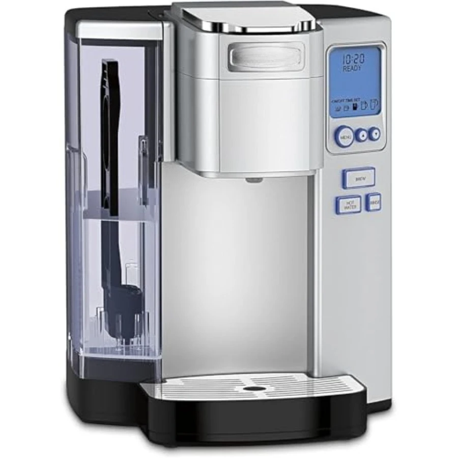 Coffee Maker, Single Serve 72-Ounce Reservoir Pod Coffee Machine, Programmable Brewing & Hot Water Dispenser, 5 Cup-Size Settings, Stainless Steel, Silver
Coffee Maker, Single Serve 72-Ounce Reservoir Pod Coffee Machine, Programmable Brewing & Hot Water Dispenser, 5 Cup-Size Settings, Stainless Steel, Silver