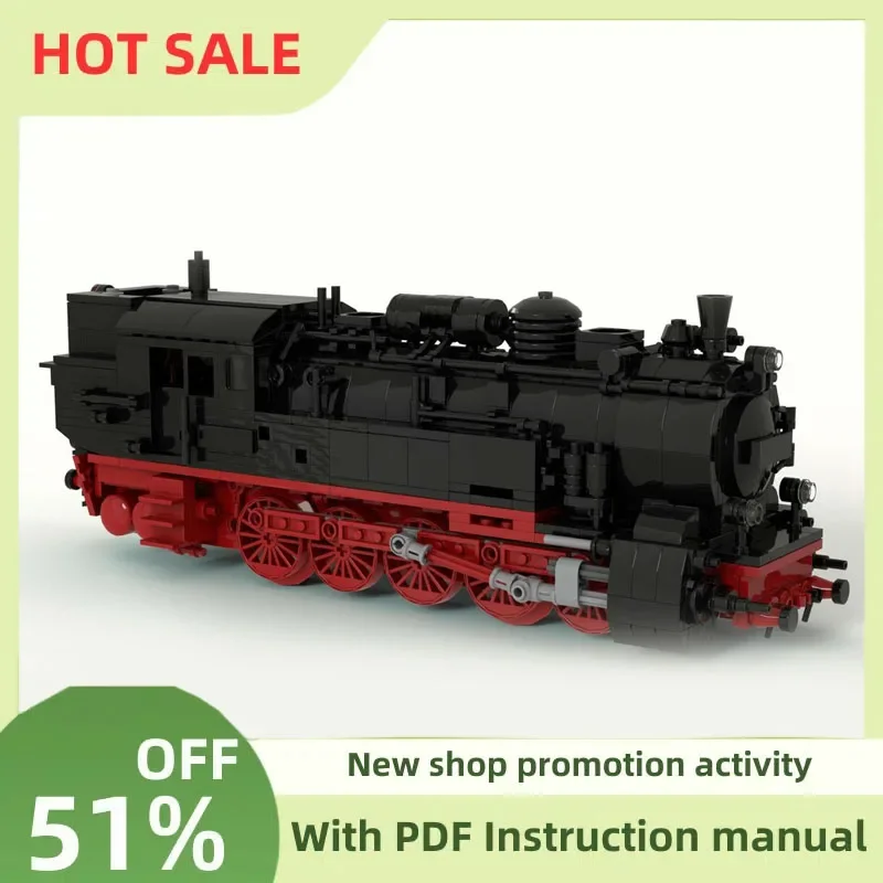 New 1044PCS City Technical Train Tracks Railway Moc BR 94 Model Building Blocks Diy Creative Ideas Kids Toys Birthday Gifts
New 1044PCS City Technical Train Tracks Railway Moc BR 94 Model Building Blocks Diy Creative Ideas Kids Toys Birthday Gifts