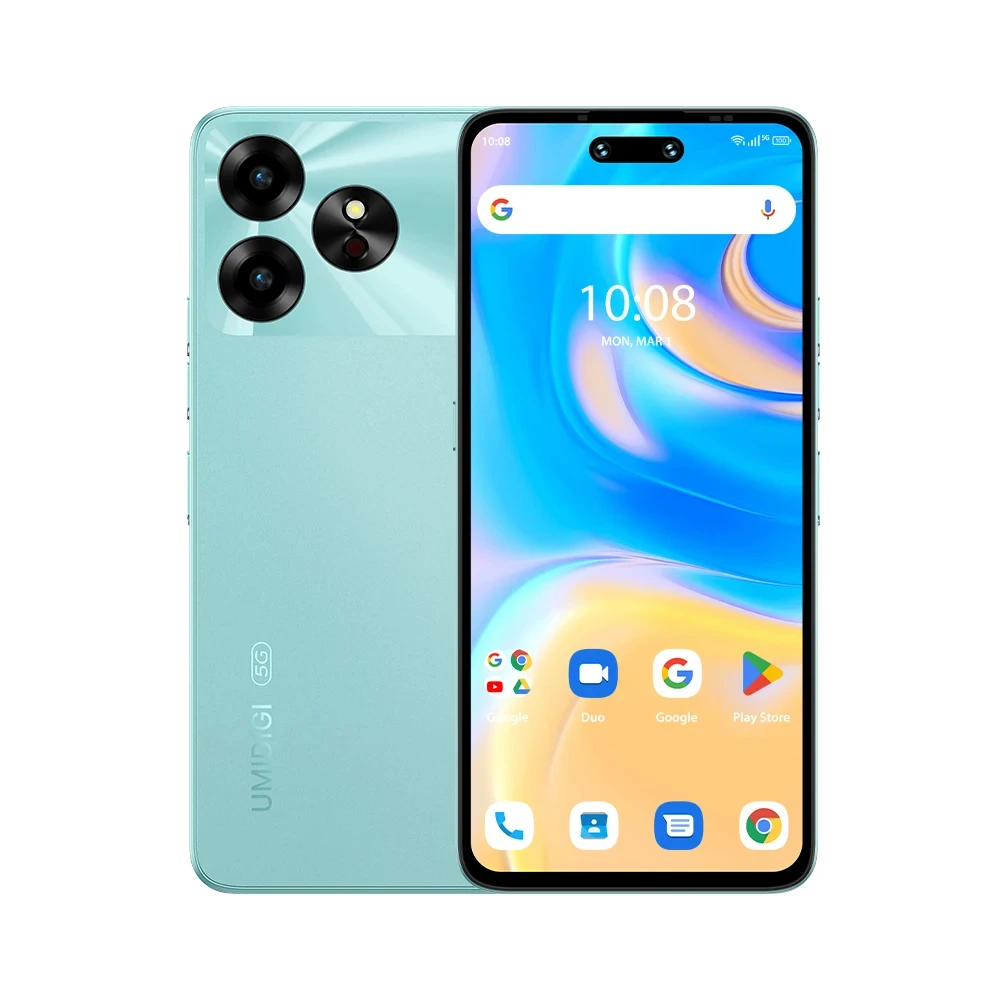 UMIDIGI G6 5G Smartphone Android 13 6.57” Display 50MP Camera 5000mAh Battery 8GB+128GB MediaTek NFC Phone
UMIDIGI G6 5G Smartphone Android 13 6.57” Display 50MP Camera 5000mAh Battery 8GB+128GB MediaTek NFC Phone