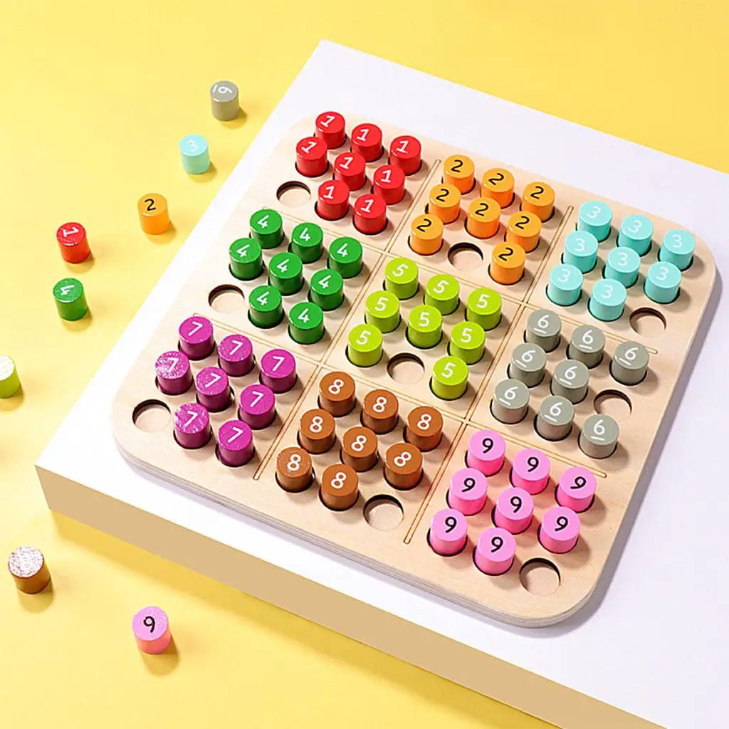 Wooden Sudoku Puzzles Board Game, Math Mini Desktop Game , Educational , Brain Teaser for Travel, Activity, Adults
Wooden Sudoku Puzzles Board Game, Math Mini Desktop Game , Educational , Brain Teaser for Travel, Activity, Adults