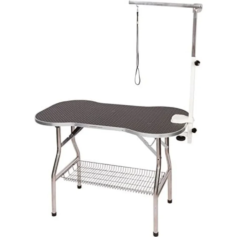 Flying Pig Heavy Duty Stainless Steel Frame Bone-Shape Grooming Table Black 32"x21"
Flying Pig Heavy Duty Stainless Steel Frame Bone-Shape Grooming Table Black 32"x21"