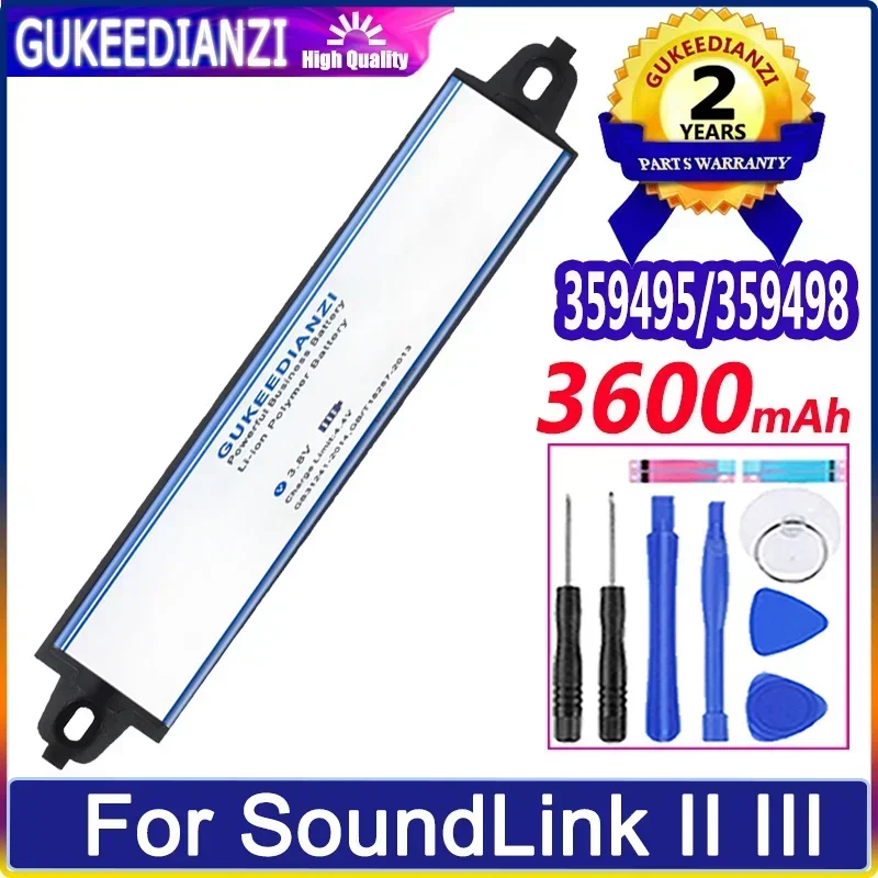 Bluetooth Speaker Battery 359495 359498 330105 404600 3600mAh For Bose Soundlink Bluetooth Mobile Speaker II Soundlink Iii
Bluetooth Speaker Battery 359495 359498 330105 404600 3600mAh For Bose Soundlink Bluetooth Mobile Speaker II Soundlink Iii