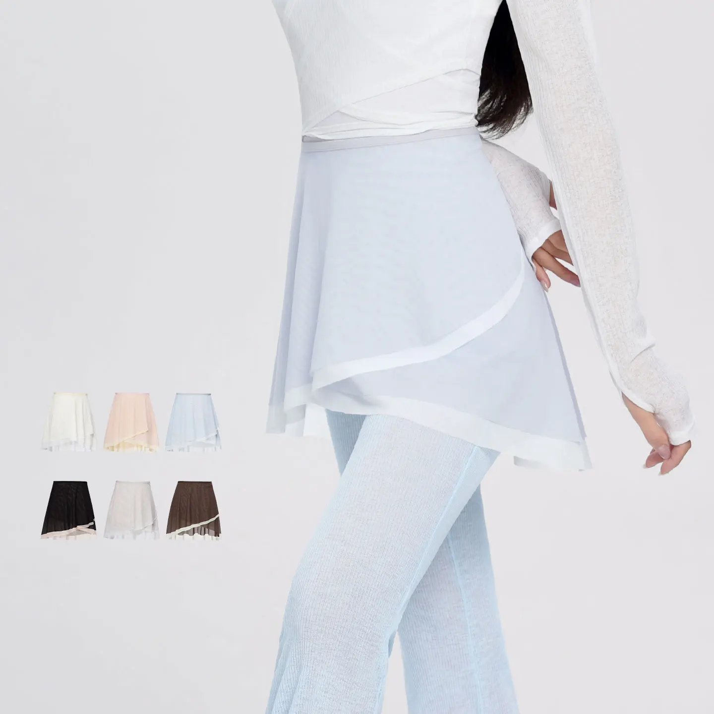 Woman Ballet Skirts Two Layers Irregular Dance Skirts Adult Nylon Mesh Lace-up Short Ballerina Skirts
Woman Ballet Skirts Two Layers Irregular Dance Skirts Adult Nylon Mesh Lace-up Short Ballerina Skirts