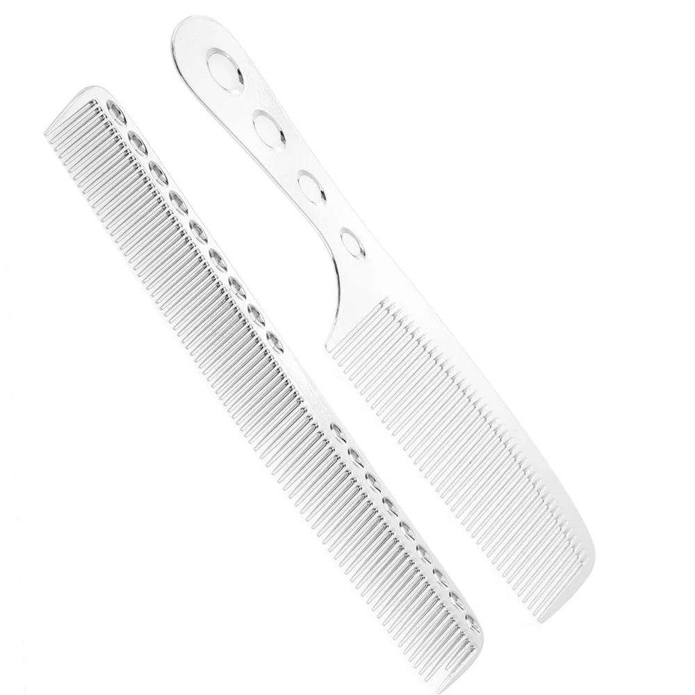 Beauty Tool Aluminum alloy Hair Comb Silvery Fine Tooth Anti Static Comb Durable Space Aluminum Comb Home Salon
Beauty Tool Aluminum alloy Hair Comb Silvery Fine Tooth Anti Static Comb Durable Space Aluminum Comb Home Salon