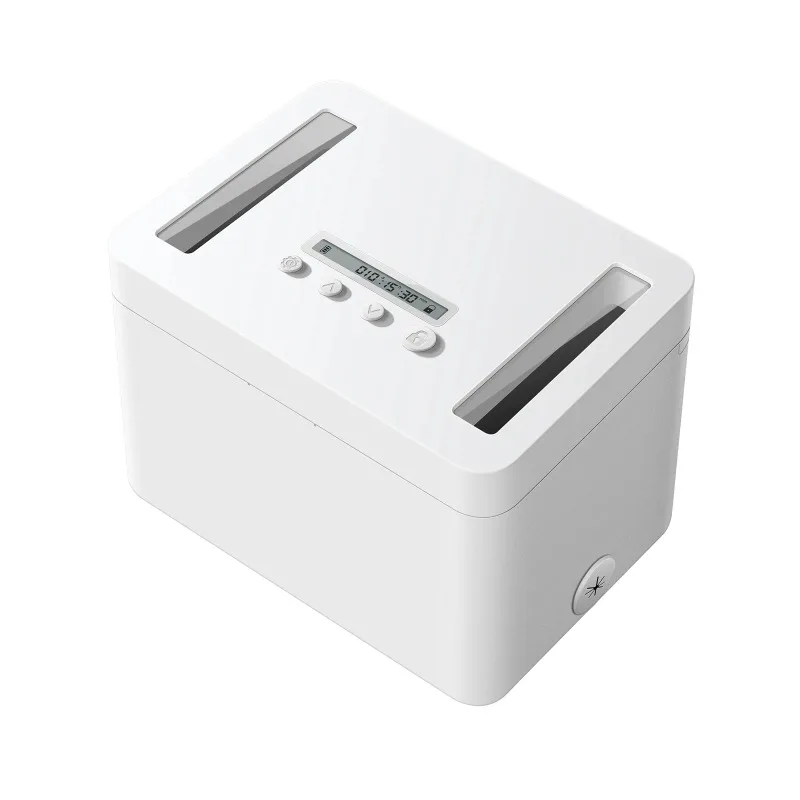 Metal Timed Lock Box, Timer Lock Box with Child Lock and LED Display, Self-Control Time Locking Container for Cell Phone
Metal Timed Lock Box, Timer Lock Box with Child Lock and LED Display, Self-Control Time Locking Container for Cell Phone