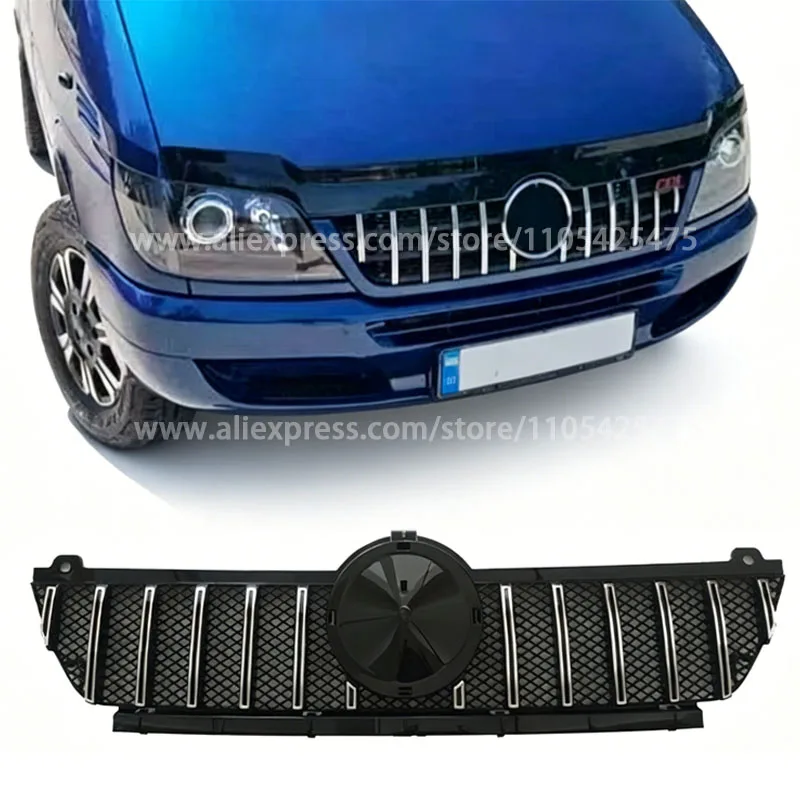 Radiator guardrail AMG Style Grille Suitable for 2001-2006 Spencer W901 modified GT model Glossy Black grille Body kit
Radiator guardrail AMG Style Grille Suitable for 2001-2006 Spencer W901 modified GT model Glossy Black grille Body kit