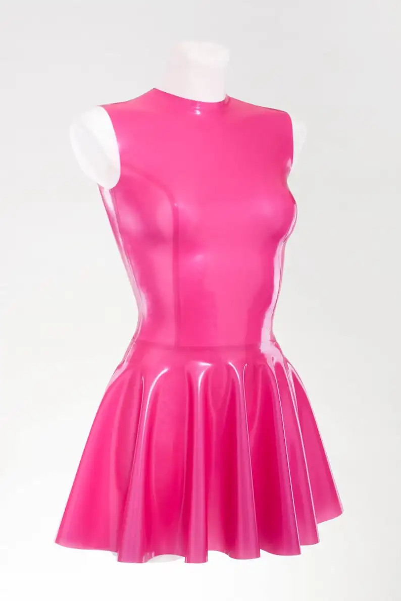 eurocat women sexy latex fit-and-flare dress natural rubber customized skirt handmade cosplay
eurocat women sexy latex fit-and-flare dress natural rubber customized skirt handmade cosplay