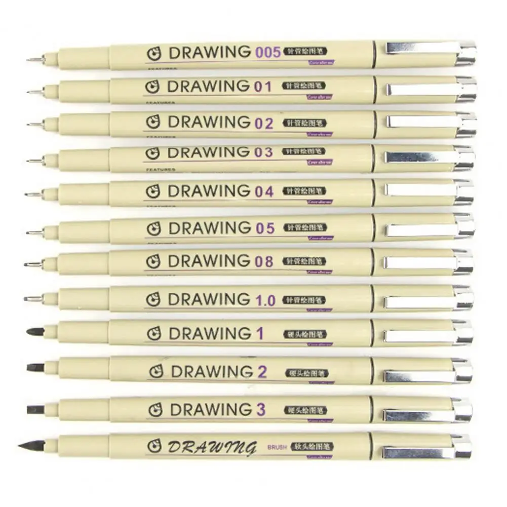 Practical Art Drawing Pen Write Fluently Lightweight Black Sketching Painting Pen Quick Drying Drawing Pen Home Supply
Practical Art Drawing Pen Write Fluently Lightweight Black Sketching Painting Pen Quick Drying Drawing Pen Home Supply