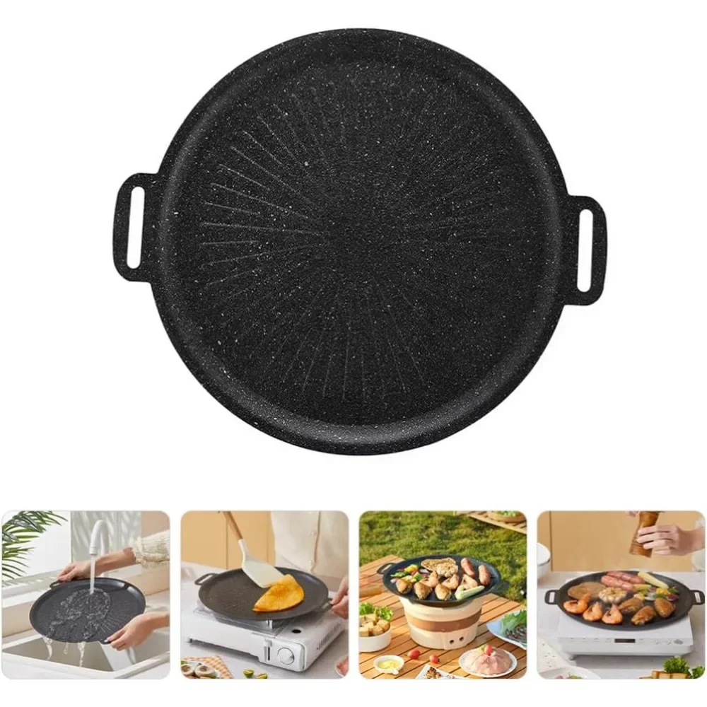 Large Thickened Oval Non-stick Baking Pan Multi-function Carbon Steel Grill Steak Grill Pan Easy To Clean Korean Bbq
Large Thickened Oval Non-stick Baking Pan Multi-function Carbon Steel Grill Steak Grill Pan Easy To Clean Korean Bbq