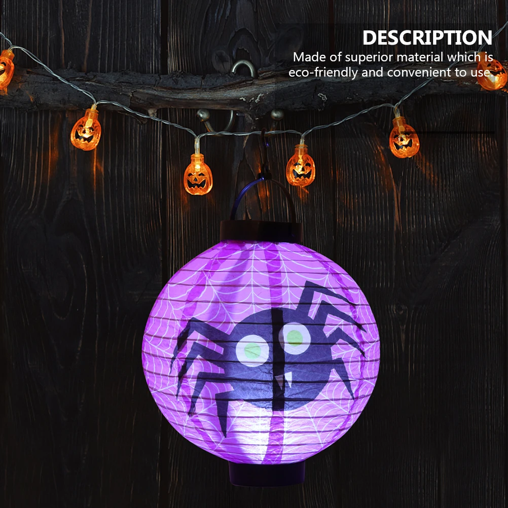 5pcs Purple Halloween Decorative Paper Plastic LED Lantern Decor Metal Bar Illuminated Lanterns Gift
5pcs Purple Halloween Decorative Paper Plastic LED Lantern Decor Metal Bar Illuminated Lanterns Gift