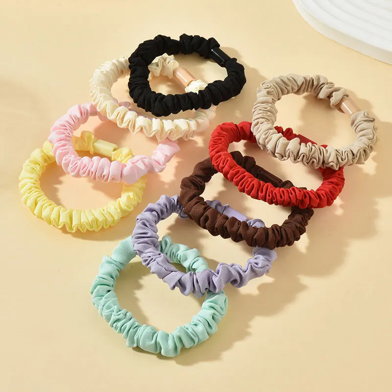Y2k Wrinkled Design Women'S Hair Ring Korean Fashion Simple Sweet Style High Elastic Head Rope Ladies Hair Accessories 2025 New
Y2k Wrinkled Design Women'S Hair Ring Korean Fashion Simple Sweet Style High Elastic Head Rope Ladies Hair Accessories 2025 New