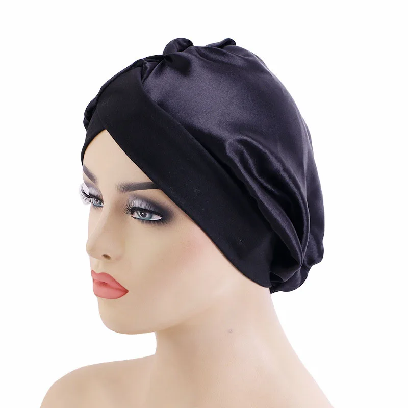Satin Bonnet Hair Care Salon Night Sleep Cap Chemo Cap Women Stretch Cross Knot Turban Silk Head Cover Wrap Hijab Hat Beanies
Satin Bonnet Hair Care Salon Night Sleep Cap Chemo Cap Women Stretch Cross Knot Turban Silk Head Cover Wrap Hijab Hat Beanies