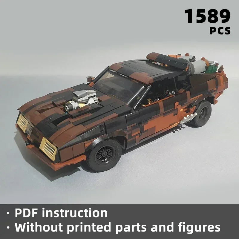 classic mad movie interceptor bricks film modified car blocks war speed moc sports race fans gift present product
classic mad movie interceptor bricks film modified car blocks war speed moc sports race fans gift present product