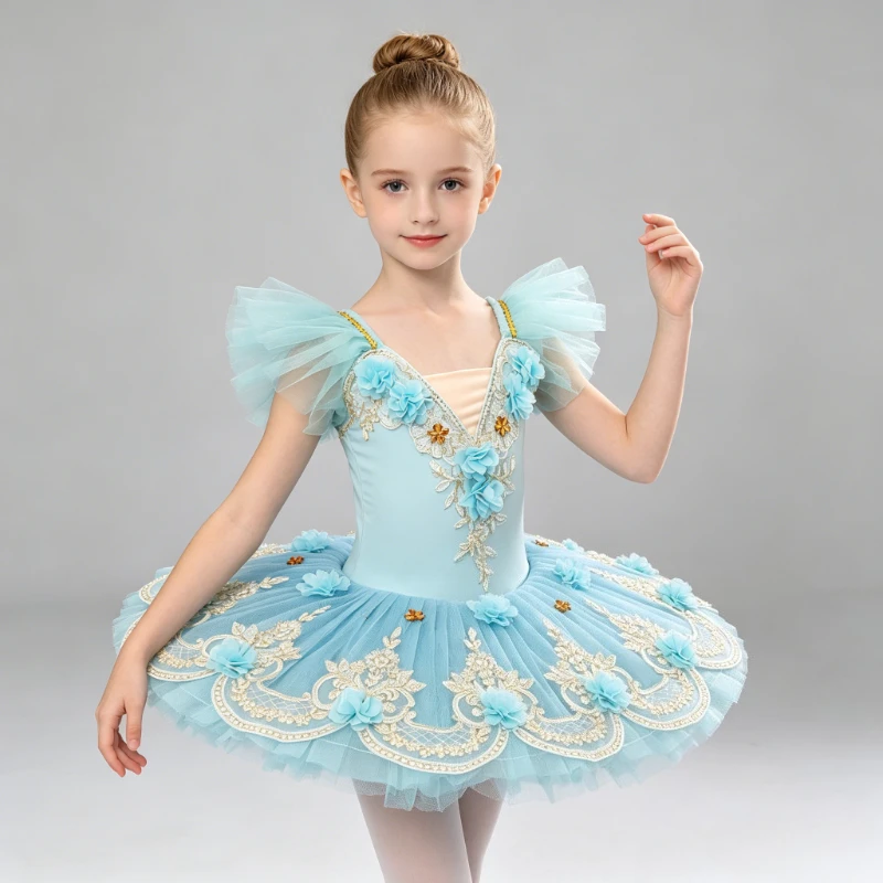 Girls Floral Lace Ballet Tutu Dress, Kids Swan Lake Ballerina Performance Costume, Children Dance Ballet Dance Clothing
Girls Floral Lace Ballet Tutu Dress, Kids Swan Lake Ballerina Performance Costume, Children Dance Ballet Dance Clothing