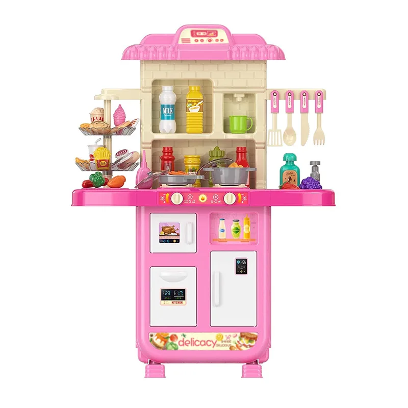 Play Kitchen Play House Kitchen Toys Cooking Toy With Lights Sounds Simulation Of Spray And Sink Pretend Play Food
Play Kitchen Play House Kitchen Toys Cooking Toy With Lights Sounds Simulation Of Spray And Sink Pretend Play Food