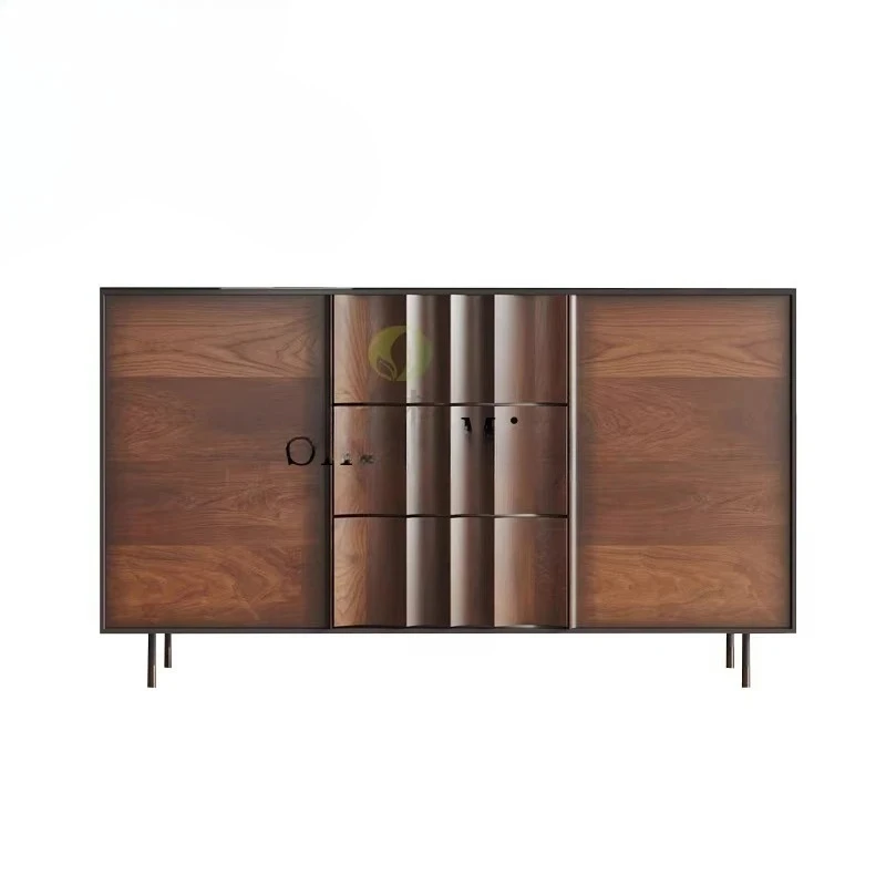 HJ walnut creative dining side cabinet solid wood storage wine cabinet living room decoration
HJ walnut creative dining side cabinet solid wood storage wine cabinet living room decoration
