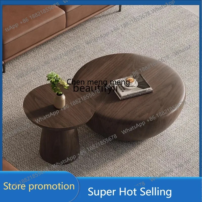 Средневековый круглый журнальный столик цвета ореха для детей и мам, современная простая маленькая квартира, гостиная, высокая и низкая комбинация 100,
Средневековый круглый журнальный столик цвета ореха для детей и мам, современная простая маленькая квартира, гостиная, высокая и низкая комбинация 100,