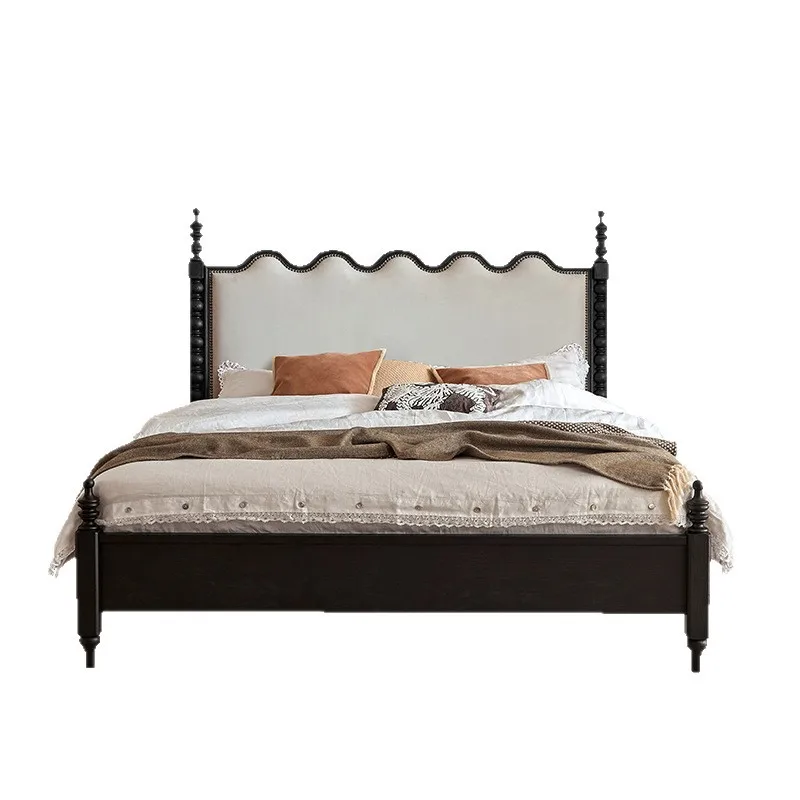 Ash wood ripple solid wood bed, red oak medieval 1.8 meters master bedroom furniture soft bag bed
Ash wood ripple solid wood bed, red oak medieval 1.8 meters master bedroom furniture soft bag bed