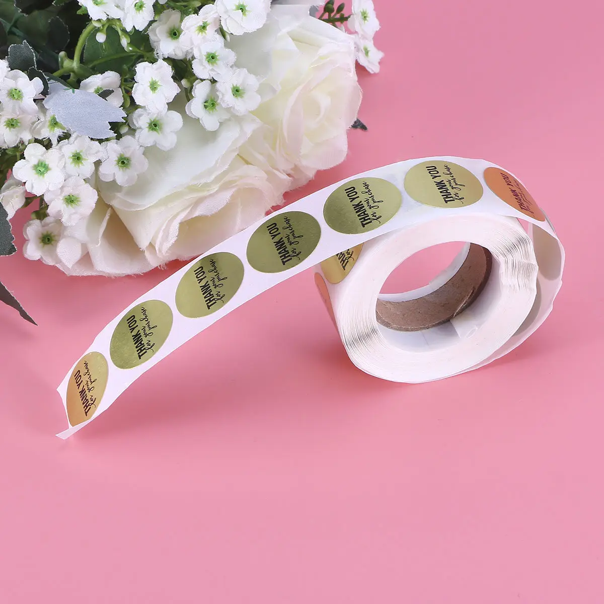 500Pcs Thank You Sealing Stickers Round Labels Super Adhesive for Cookie Bags Candy Treat Packaging Decoration Roll
500Pcs Thank You Sealing Stickers Round Labels Super Adhesive for Cookie Bags Candy Treat Packaging Decoration Roll