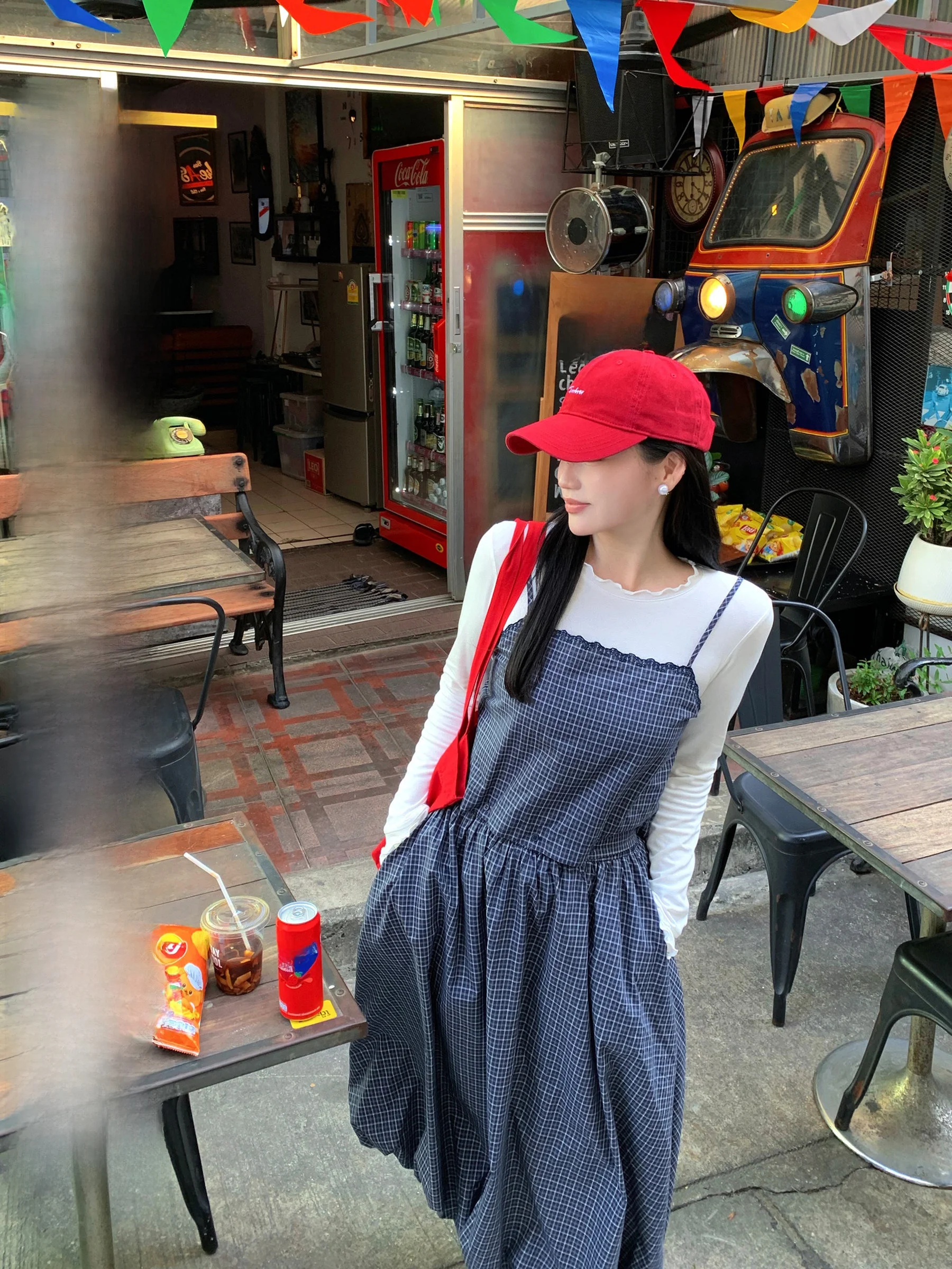 Gentle Plaid Strap Dr Base irt Two-Piece Set Women's Spring New Arrival Bruce by Yue Han Yu Faionable Warm Long Sve
Gentle Plaid Strap Dr Base irt Two-Piece Set Women's Spring New Arrival Bruce by Yue Han Yu Faionable Warm Long Sve