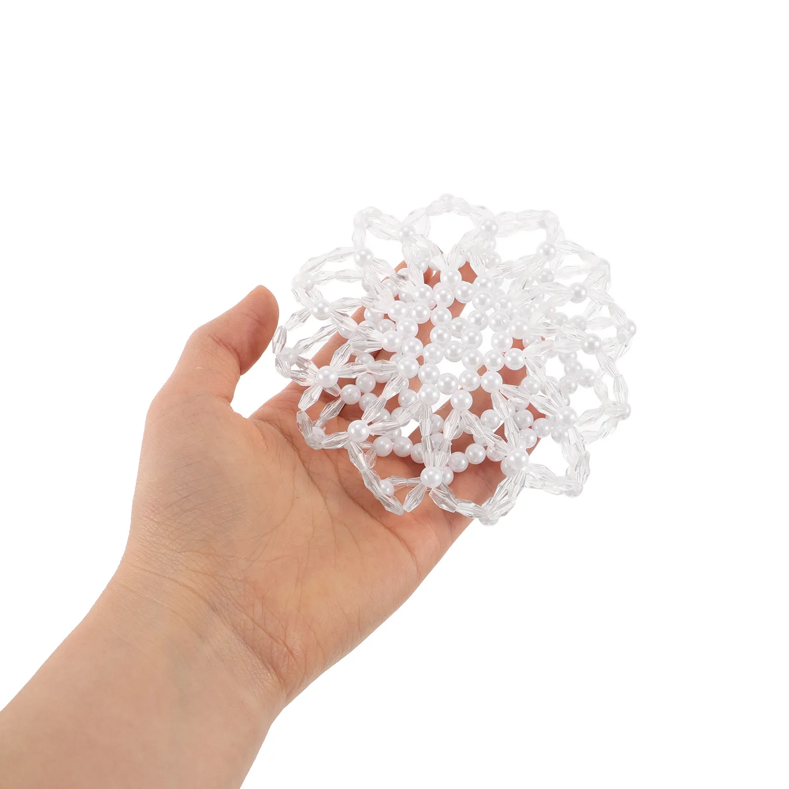 Elegant Pearl Embellished Elastic Crochet Hair Snood for Dance Bun Holders Women Ballet Performance Hair Nets Reusable Bun
Elegant Pearl Embellished Elastic Crochet Hair Snood for Dance Bun Holders Women Ballet Performance Hair Nets Reusable Bun