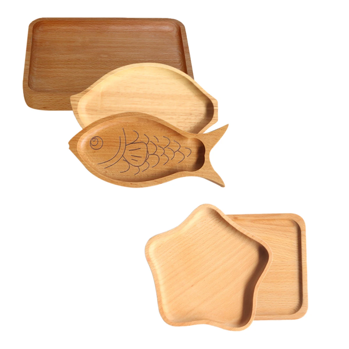 Natural Beech Tray Wood Fruit Bread Dishes Kids Food Serving Plate Wooden Decor Platter Sauce Sugar
Natural Beech Tray Wood Fruit Bread Dishes Kids Food Serving Plate Wooden Decor Platter Sauce Sugar