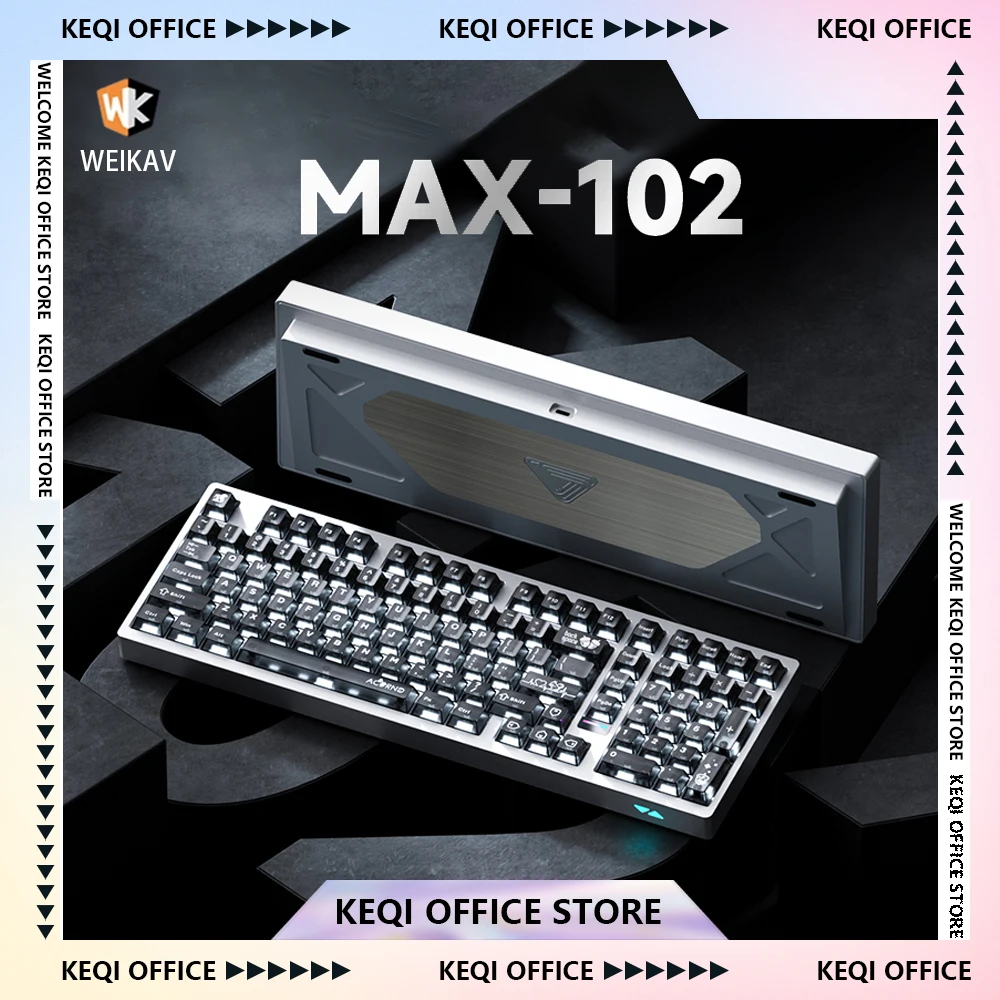 НОВЫЙ комплект механических клавиатур Weikav MAX102, беспроводной алюминиевый сплав, горячая замена, RGB игровые клавиатуры, наборы аксессуаров для ПК на заказ, подарок
НОВЫЙ комплект механических клавиатур Weikav MAX102, беспроводной алюминиевый сплав, горячая замена, RGB игровые клавиатуры, наборы аксессуаров для ПК на заказ, подарок