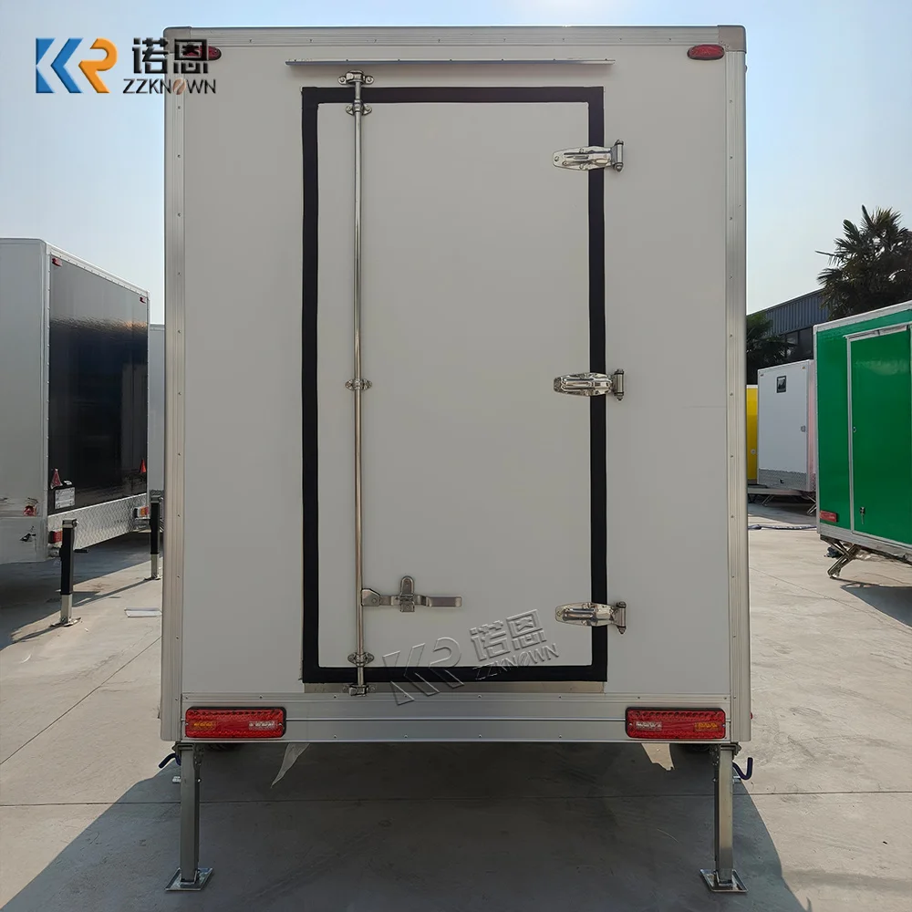 Heavy Duty Tandem Axle Refrigerated Trailer Tow Behind Cold Van 10 Ton Capacity Meat Pork Hauling
Heavy Duty Tandem Axle Refrigerated Trailer Tow Behind Cold Van 10 Ton Capacity Meat Pork Hauling