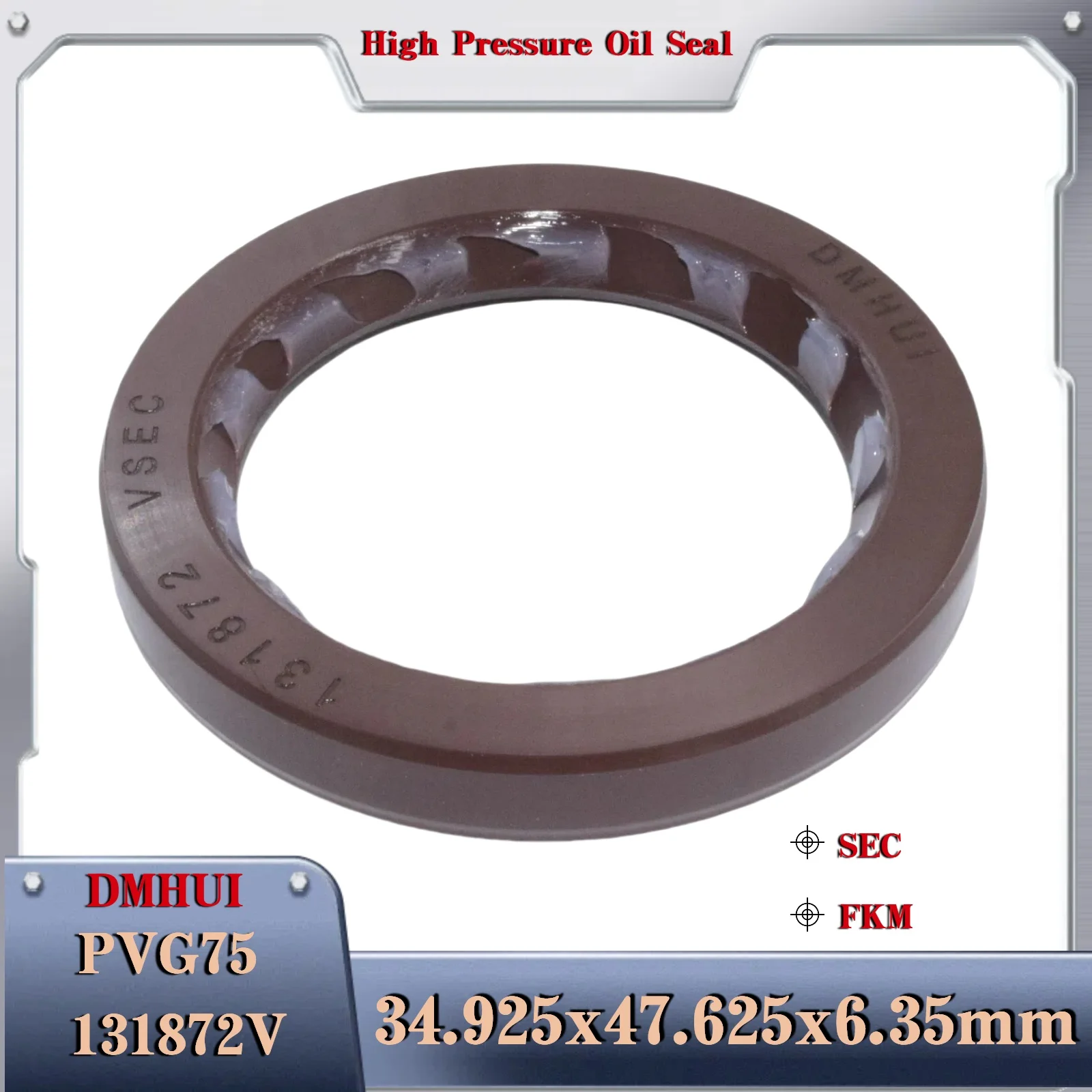 34.925x47.625x6.35/SEC/FKM For Oilgear PVG75 TCM/131872V ,Used in Hydraulic Pump/Motor Rotary Shaft Seal
34.925x47.625x6.35/SEC/FKM For Oilgear PVG75 TCM/131872V ,Used in Hydraulic Pump/Motor Rotary Shaft Seal
