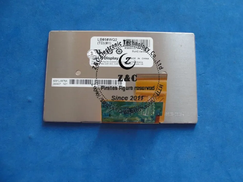 LB050WQ2(TD)(01) LB050WQ2-TD01 оригинальный класс A+ 5-дюймовый ЖК-экран для промышленного оборудования ЖК-дисплей
LB050WQ2(TD)(01) LB050WQ2-TD01 оригинальный класс A+ 5-дюймовый ЖК-экран для промышленного оборудования ЖК-дисплей