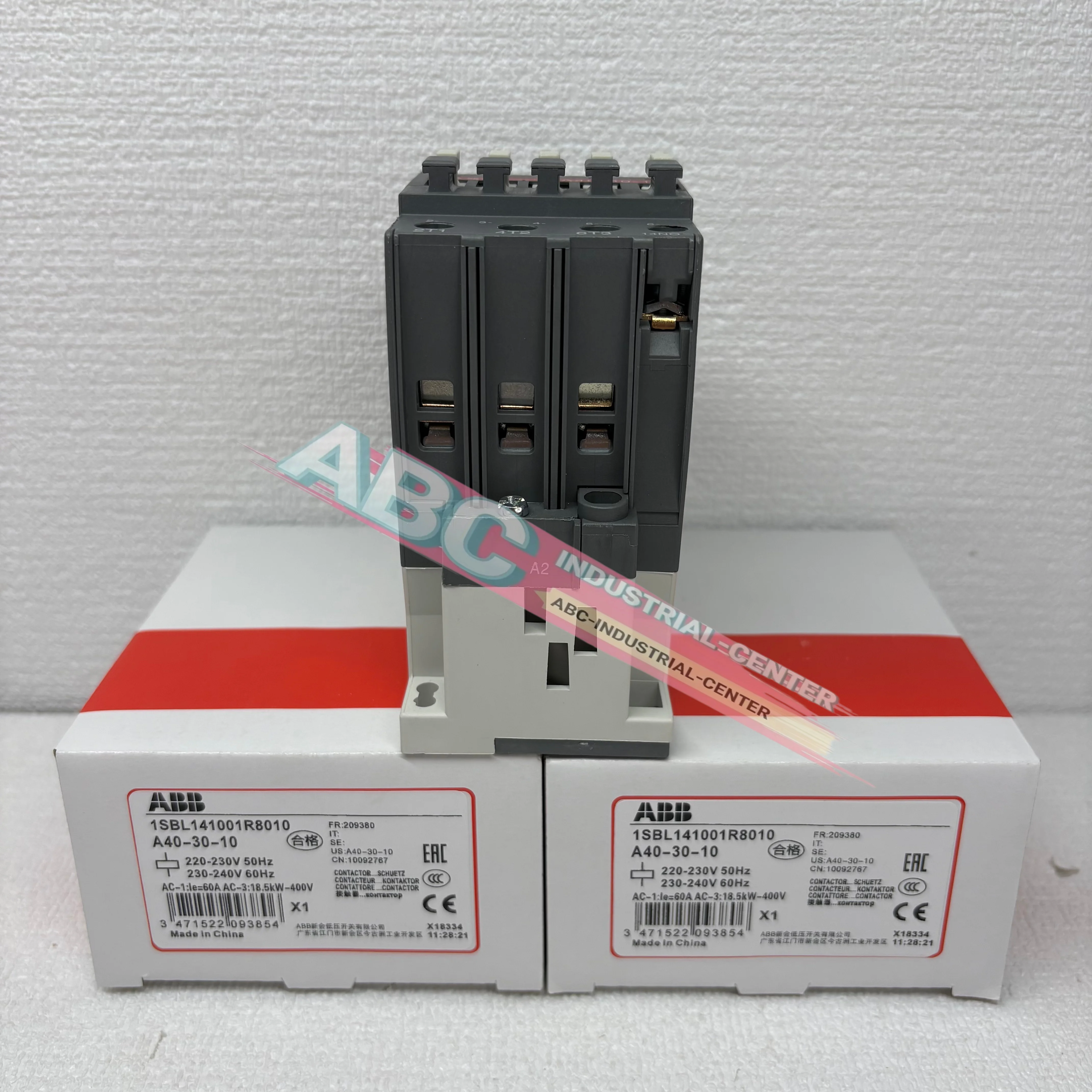 A40-30-10 220V 1SBL141001R8010 Contactor 100%NEW
A40-30-10 220V 1SBL141001R8010 Contactor 100%NEW