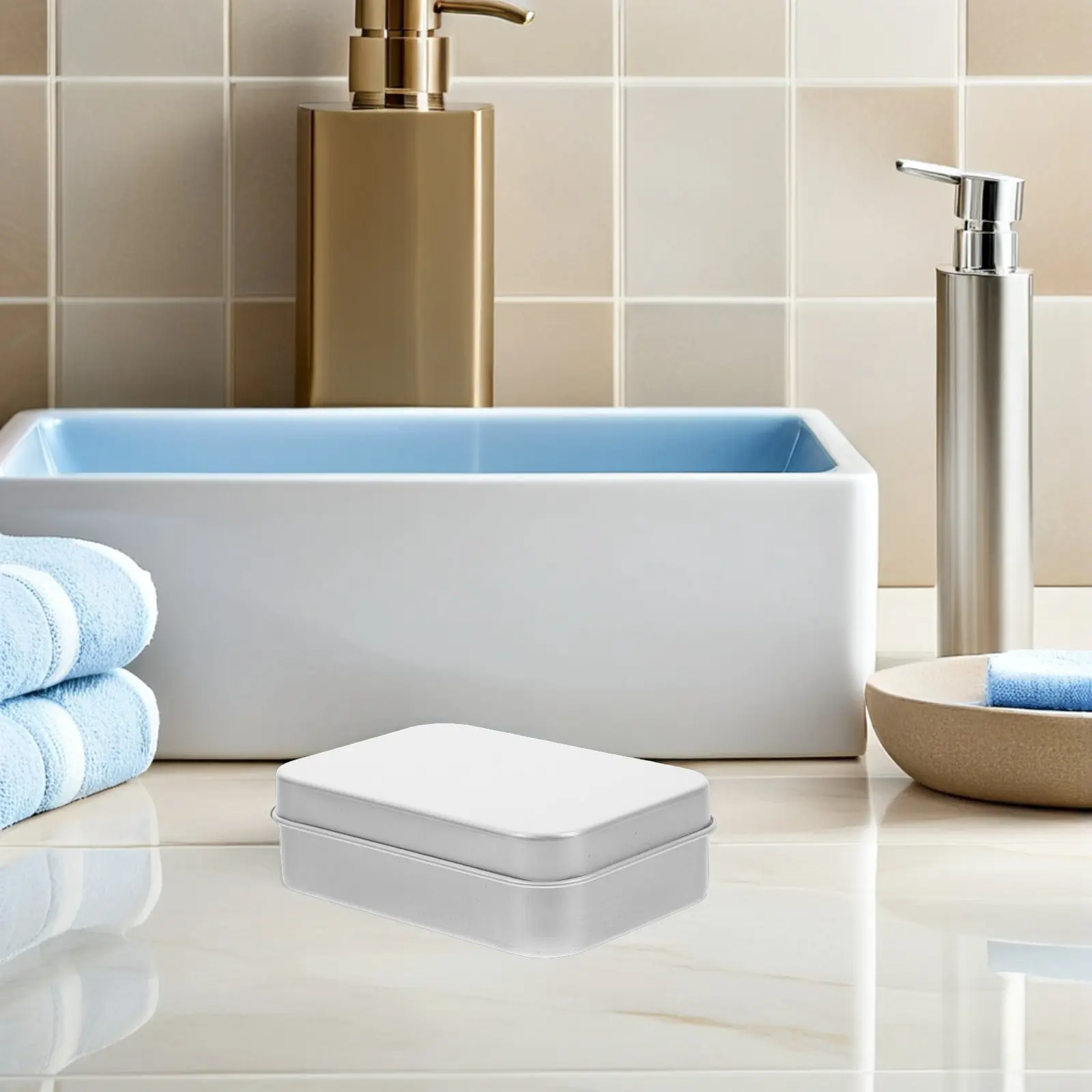 4Pcs Portable Aluminum Soap Box Leak Proof Case with Drain Tray Soap Holder for Travel Camping Bathroom Kitchen
4Pcs Portable Aluminum Soap Box Leak Proof Case with Drain Tray Soap Holder for Travel Camping Bathroom Kitchen